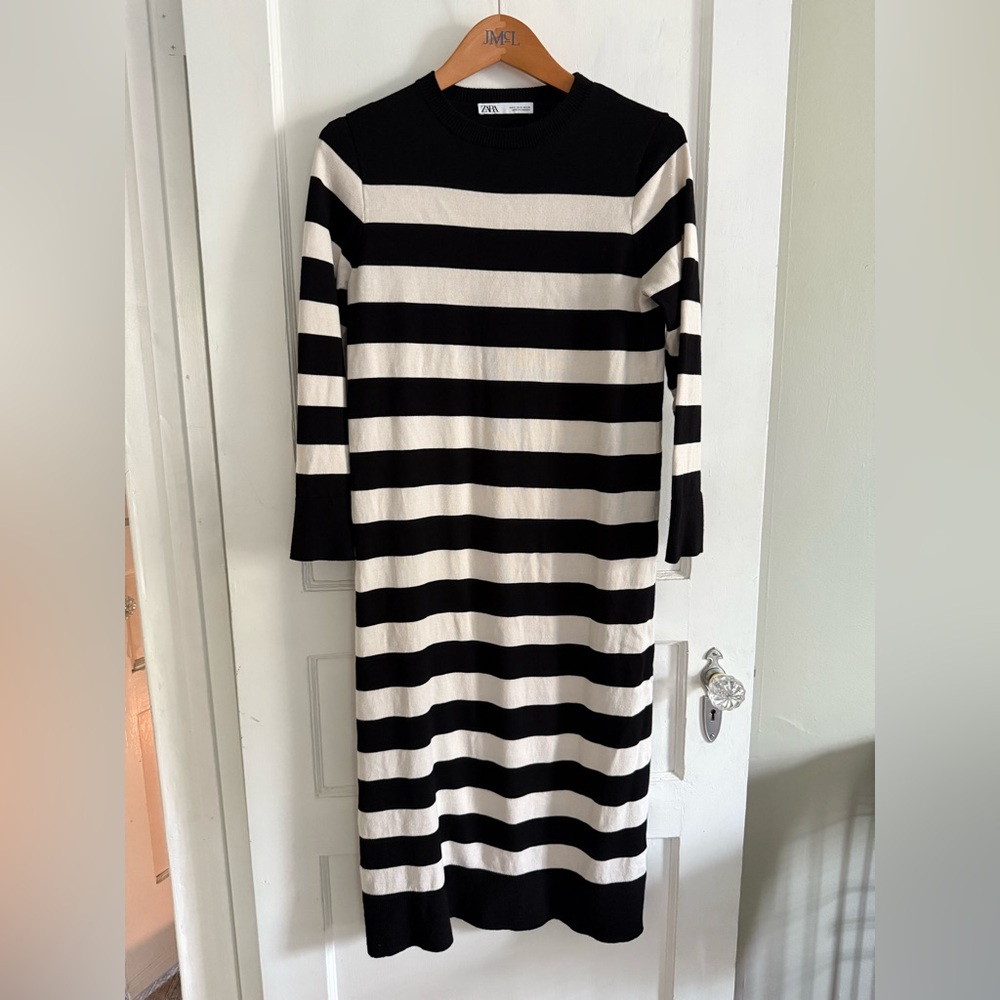 Zara | Stripe Knit Midi
